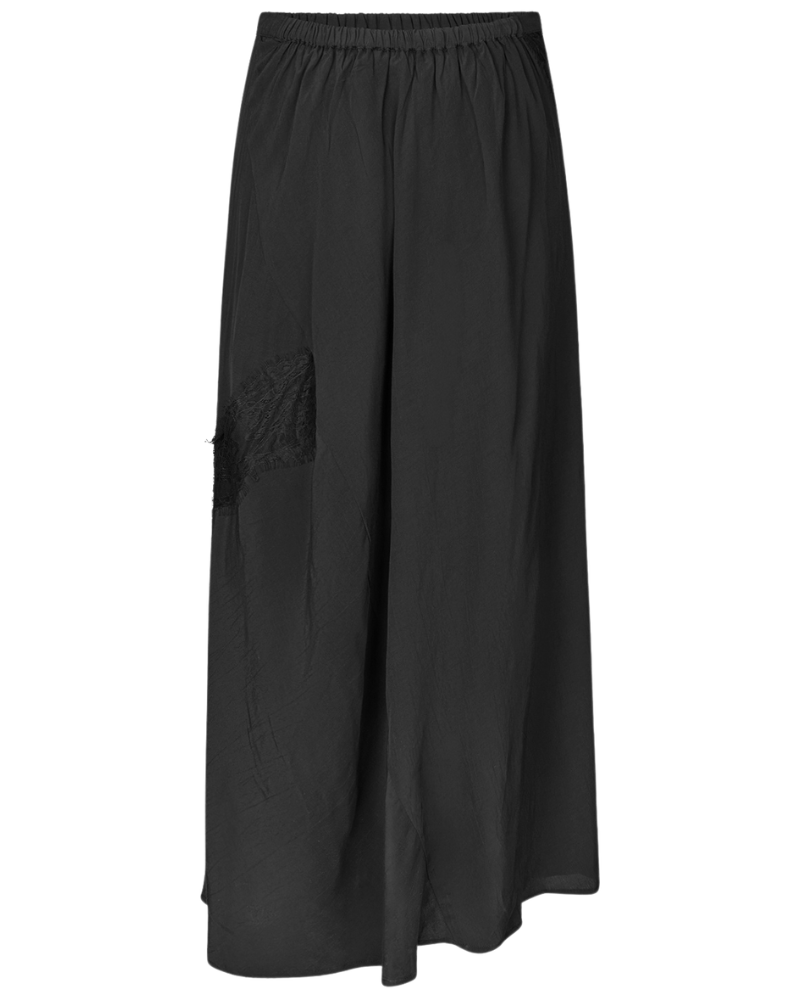 Leia Sheer blondenederdel - Faded Black